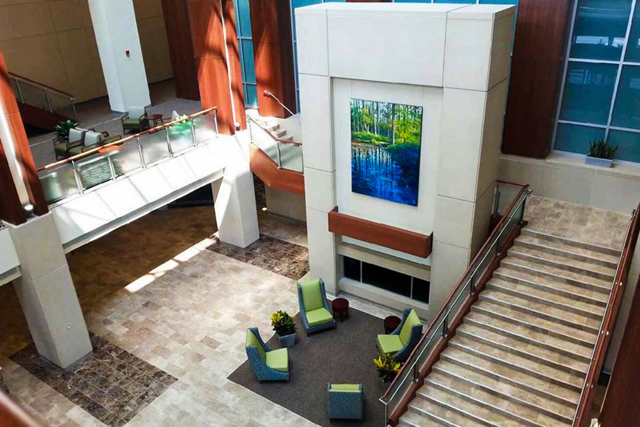 Hospital Main Lobby Commons Area