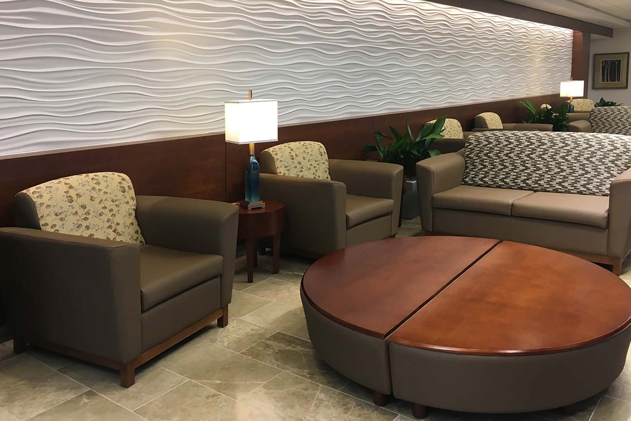 Hospital Lounge Area- Sectional Table