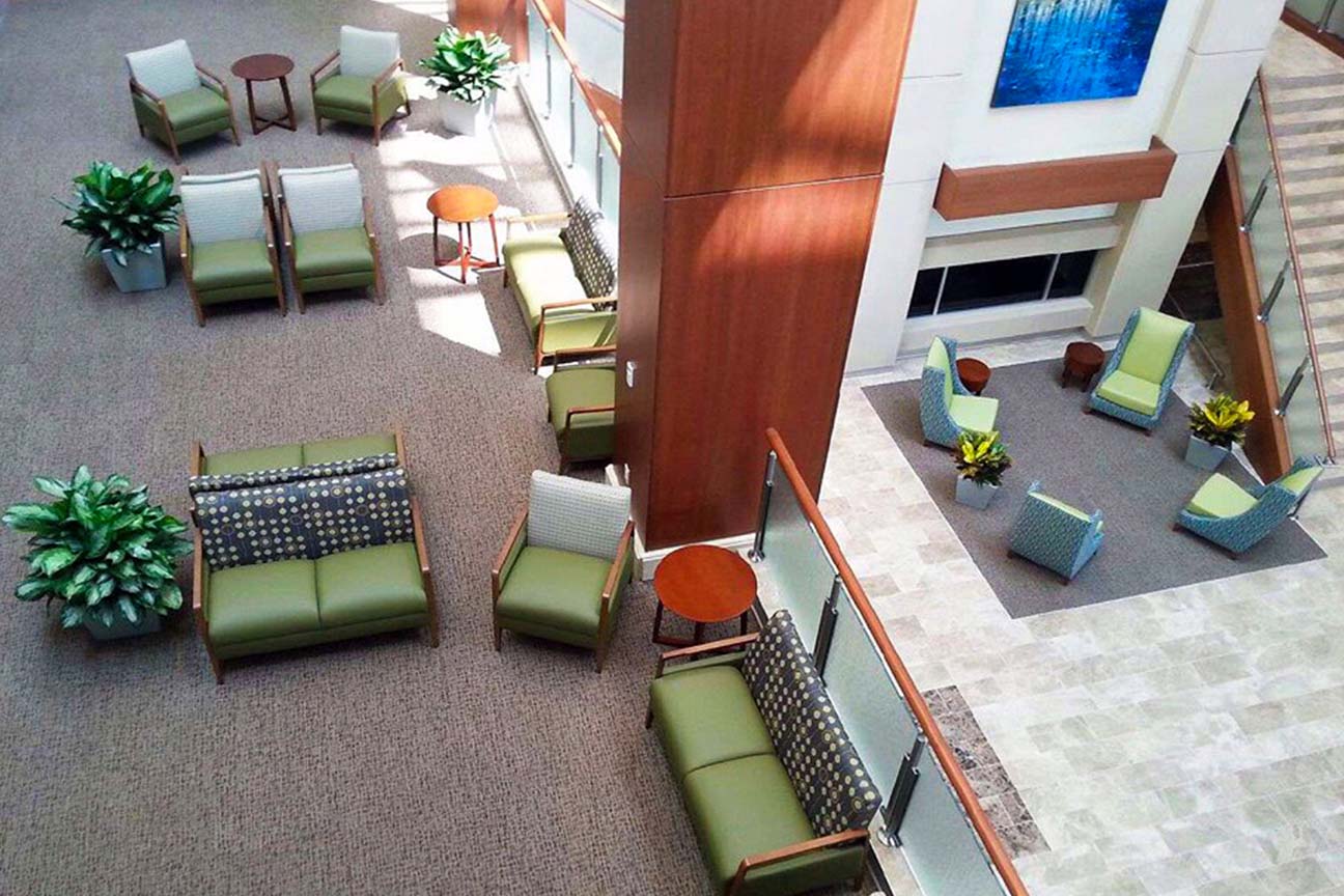 Hospital Main Lobby Commons Area