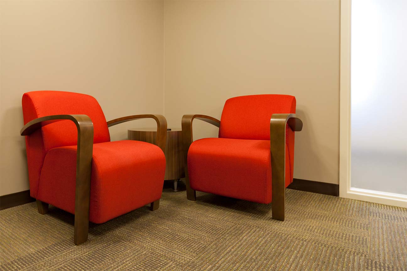 Bank Office Furniture- Designed by Omega Commercial Interior Designers