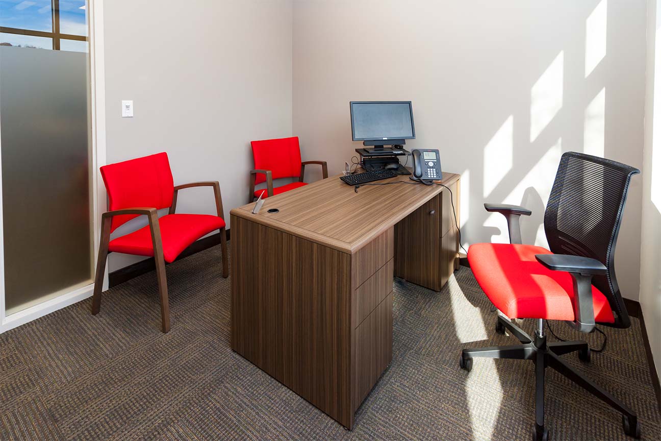 Bank Office Furniture- Designed by Omega Commercial Interior Designers