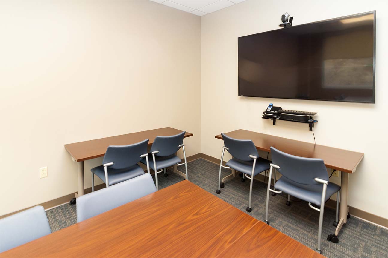 WVU Urgent Care- Conference and Media Room- Training- Designed by Omega Commercial Interiors