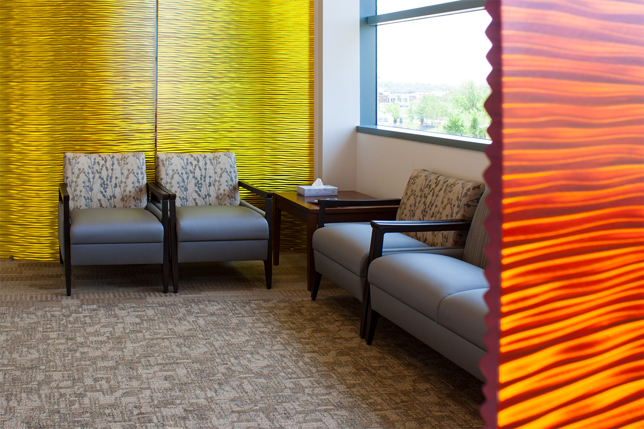 Architectural Panels / Waiting Room- Healthcare Interior Design for Waiting Area