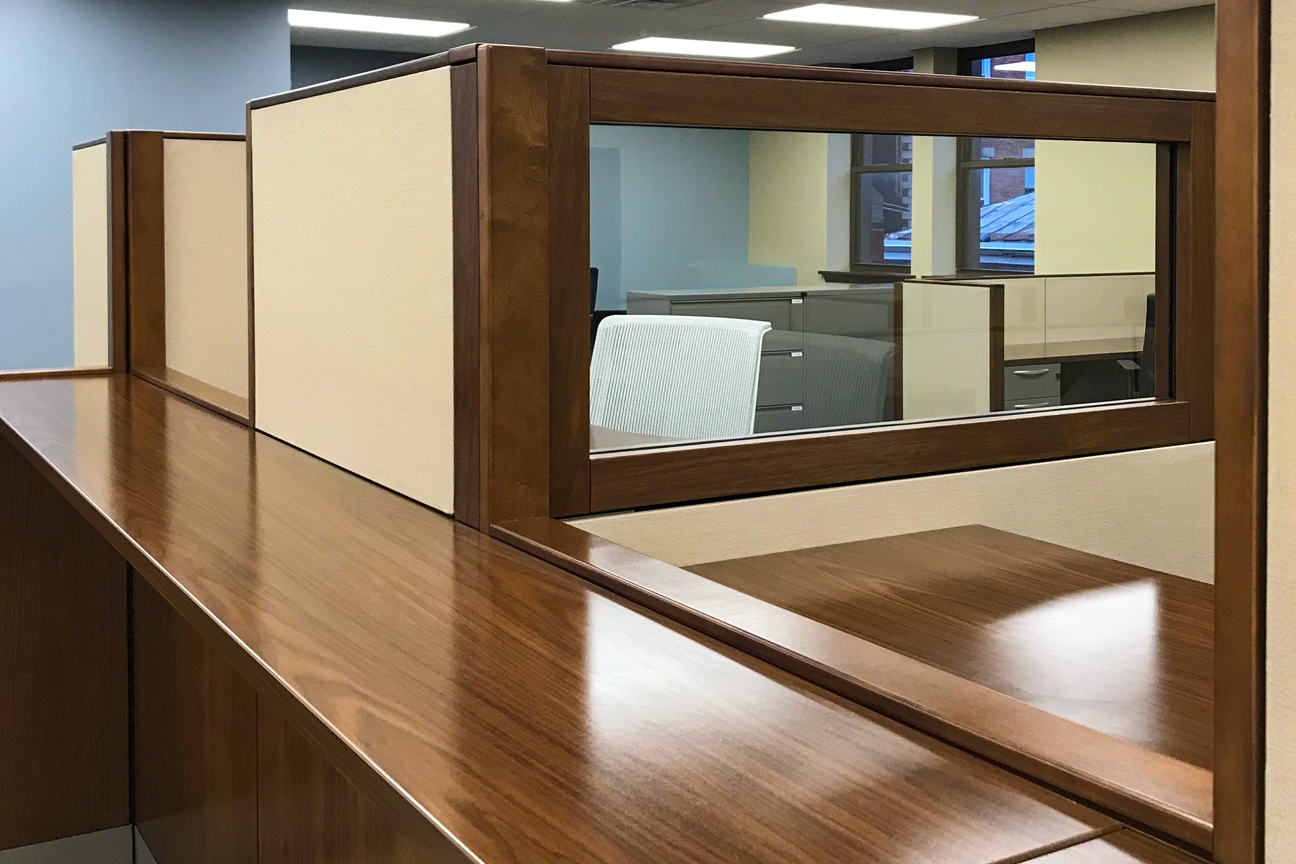 Kimball Cetra Panel System w/ Laminate Fronts