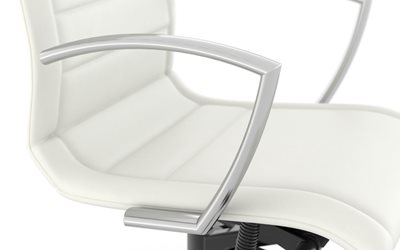 Chrome finish arms - Niles™ Conference Chair by Kimball®