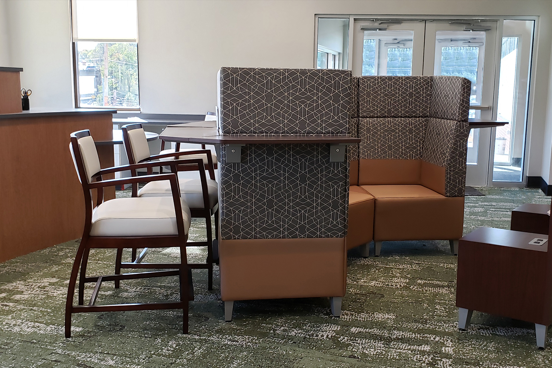 Kimball® Villa™ Lounge Seating with National® Eloquence™ Side Chairs